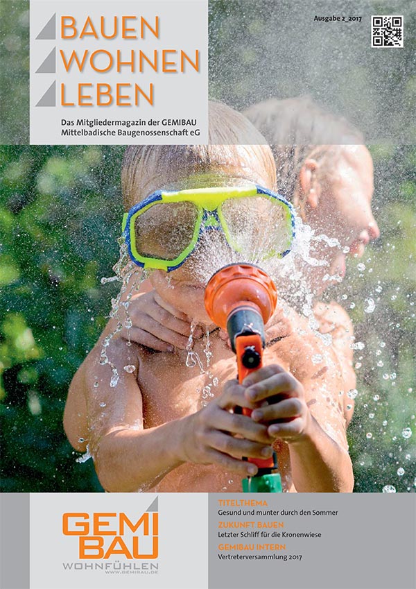 Bauen Wohnen Leben 2.2017 Mitgliedermagazin Gemibau