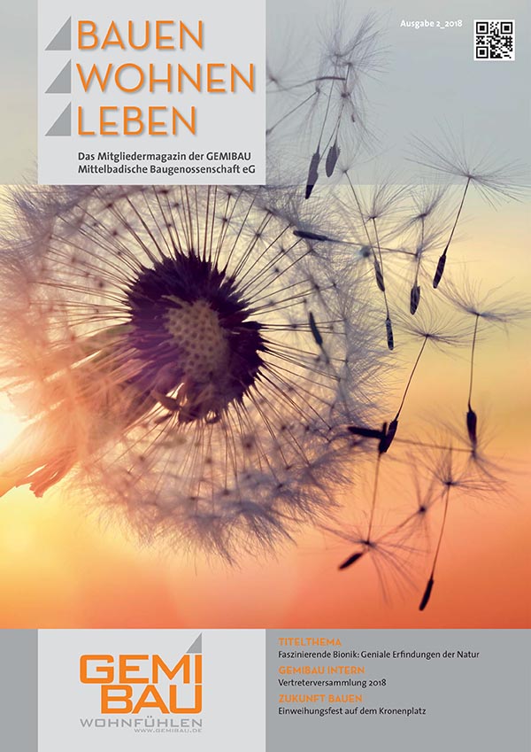 Bauen Wohnen Leben 2.2018 Mitgliedermagazin Gemibau