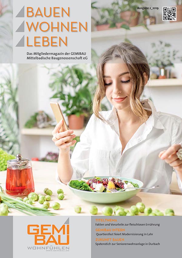 Bauen Wohnen Leben 2.2019 Mitgliedermagazin Gemibau