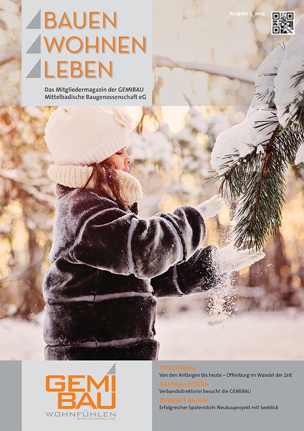 Bauen Wohnen Leben 3.2019 Mitgliedermagazin Gemibau